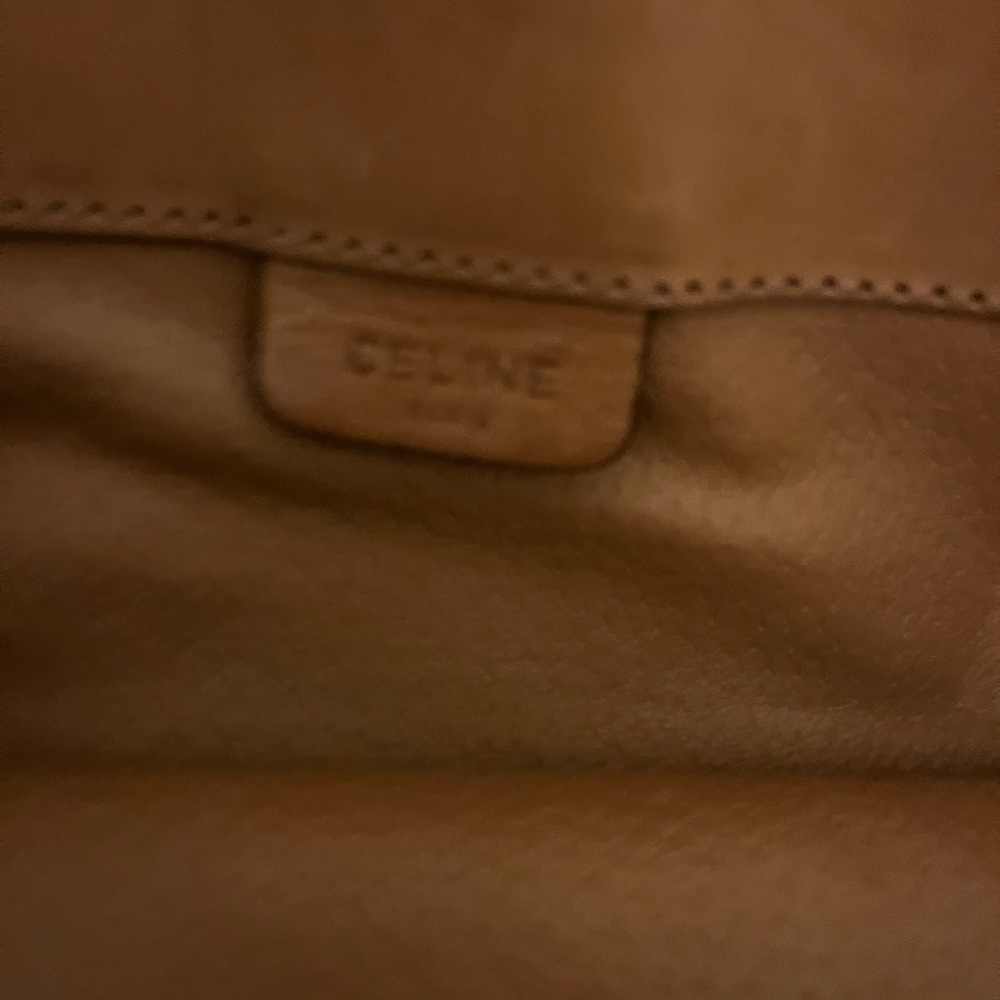 Beautiful, classic canvas authentic Celine clutch or shoulder bag or Crossbody🤎 - Picture 6 of 11